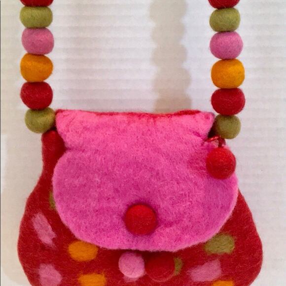 ***MARKDOWN** RISING TIDE VEGAN SHOULDER BAG WOOL LINED  Zips - Picture 7 of 8